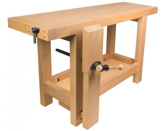 Maillet Menuisier En Hêtre Massif - Avec Tête En Cuir - 250 Mm - Pour Assemblage Meubles Bois